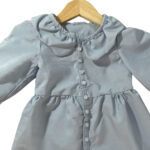 Φόρεμα γαλάζιο πουκάμισο με κουμπιά και γιακά - Image 2