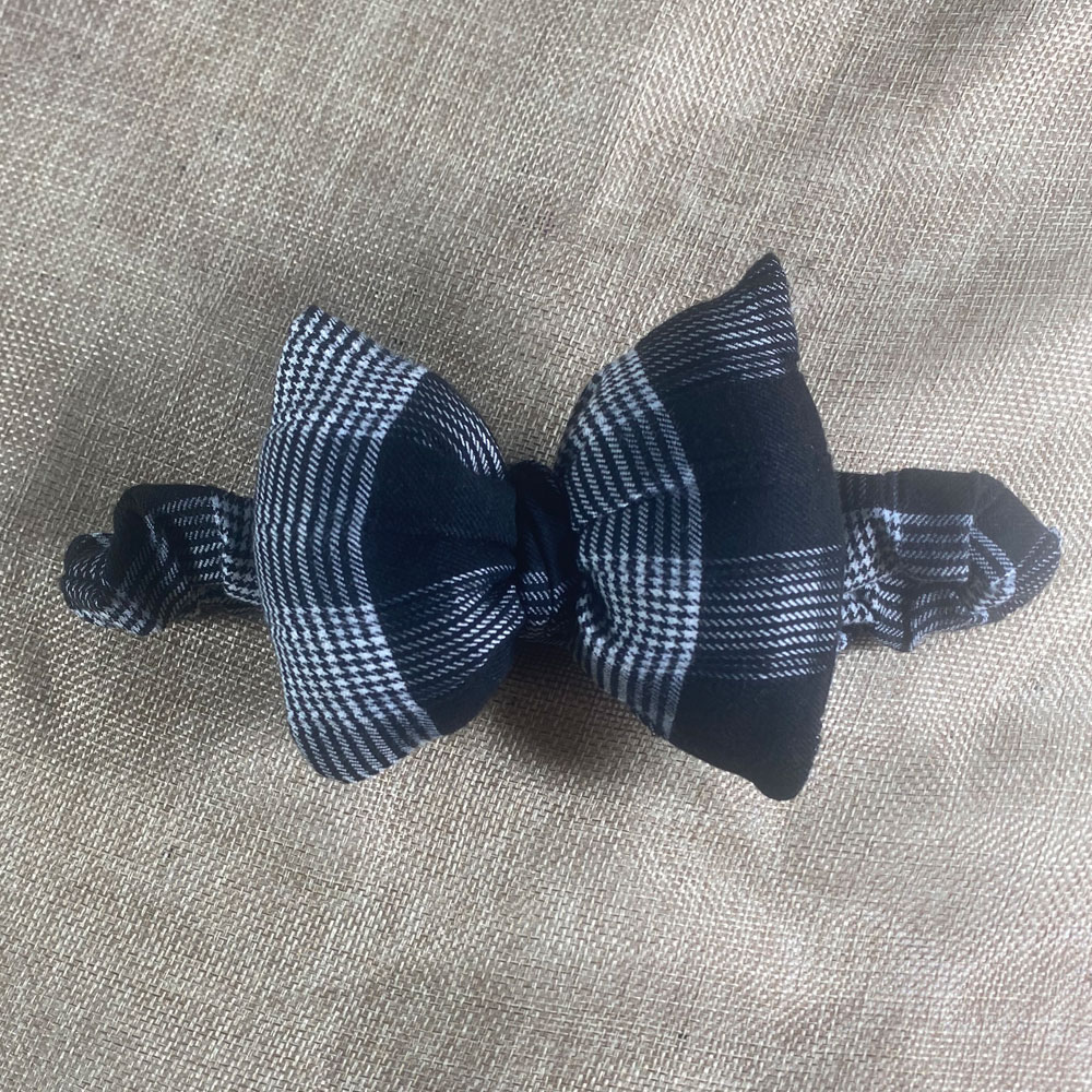 025 Κορδέλα φίογκος φουσκωτός καρό - Image 1