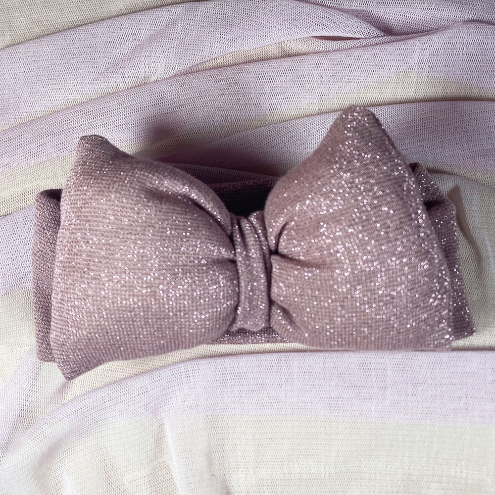 037 Κορδέλα φιόγκος φουσκωτή ροζ - Image 1