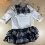 Σετ Κορμάκι, Φουφούλα και Κορδέλα Καρό Βρεφικό