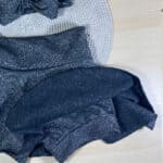 Σετ Φούστα και Κορδέλα Μαύρο Ασημί Βρεφικό Παιδικό - Image 2