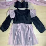 Βρεφικό Παιδικό Φόρεμα Μαύρο  βελούδινο με Ροζ Τούλι